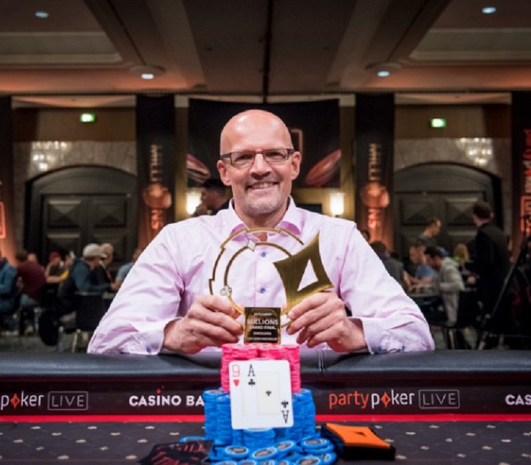 Andreas Eiler wins 2018 partypoker LIVE MILLIONS Grand Final Barcelona SHR I